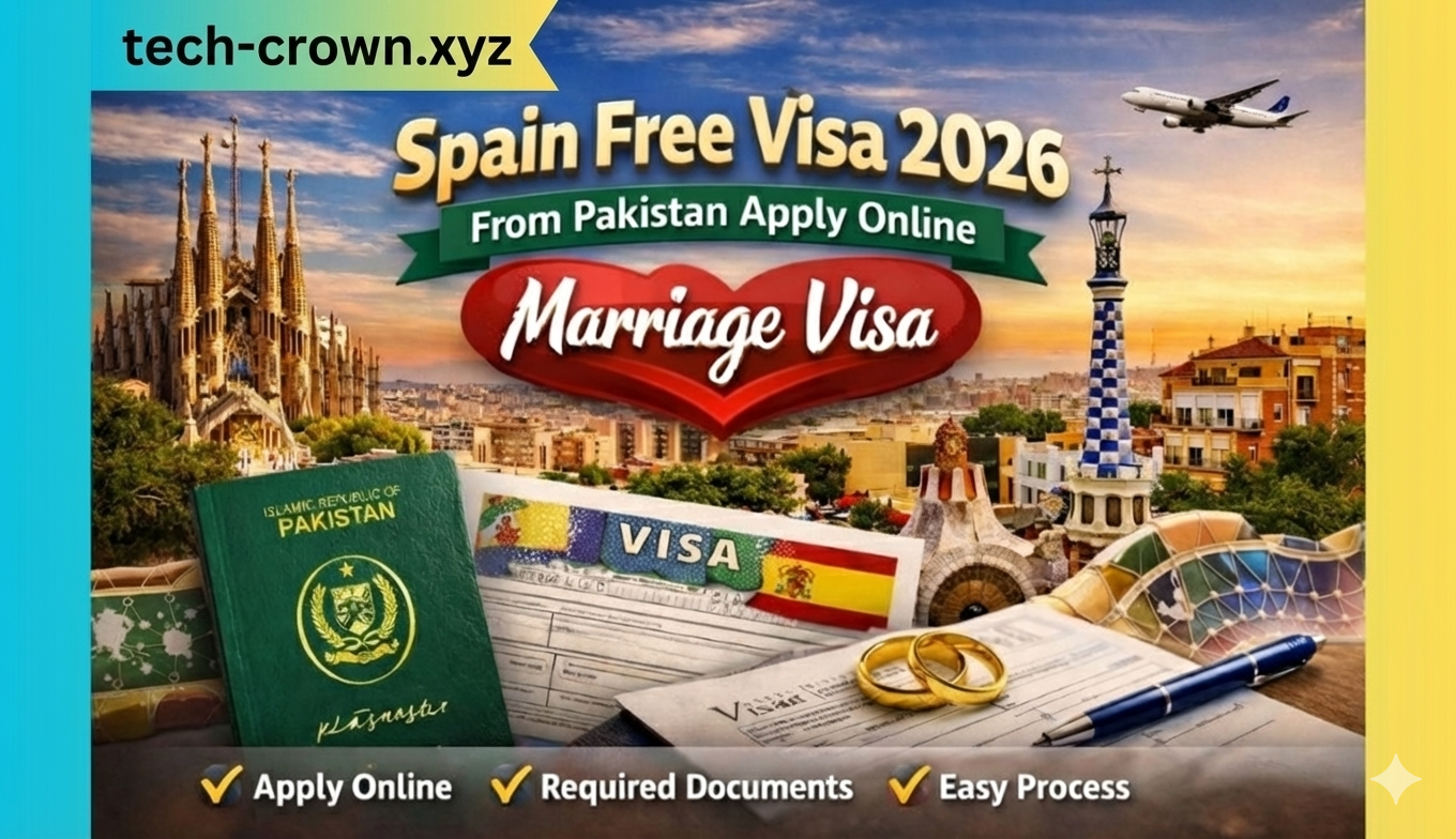 Techcrown.xyz Spain Free Visa 2026